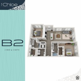 The B2 is a feature-rich two-bedroom that'll add ease to your daily routine. Discover all the details on our website. Link in bio. Instagram post from @thechloeresidences on March 26, 2024 13:16:06pm